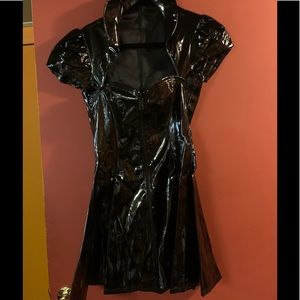 🖤🖤🖤Pvc Vinyl club goth dress 🖤🖤🖤